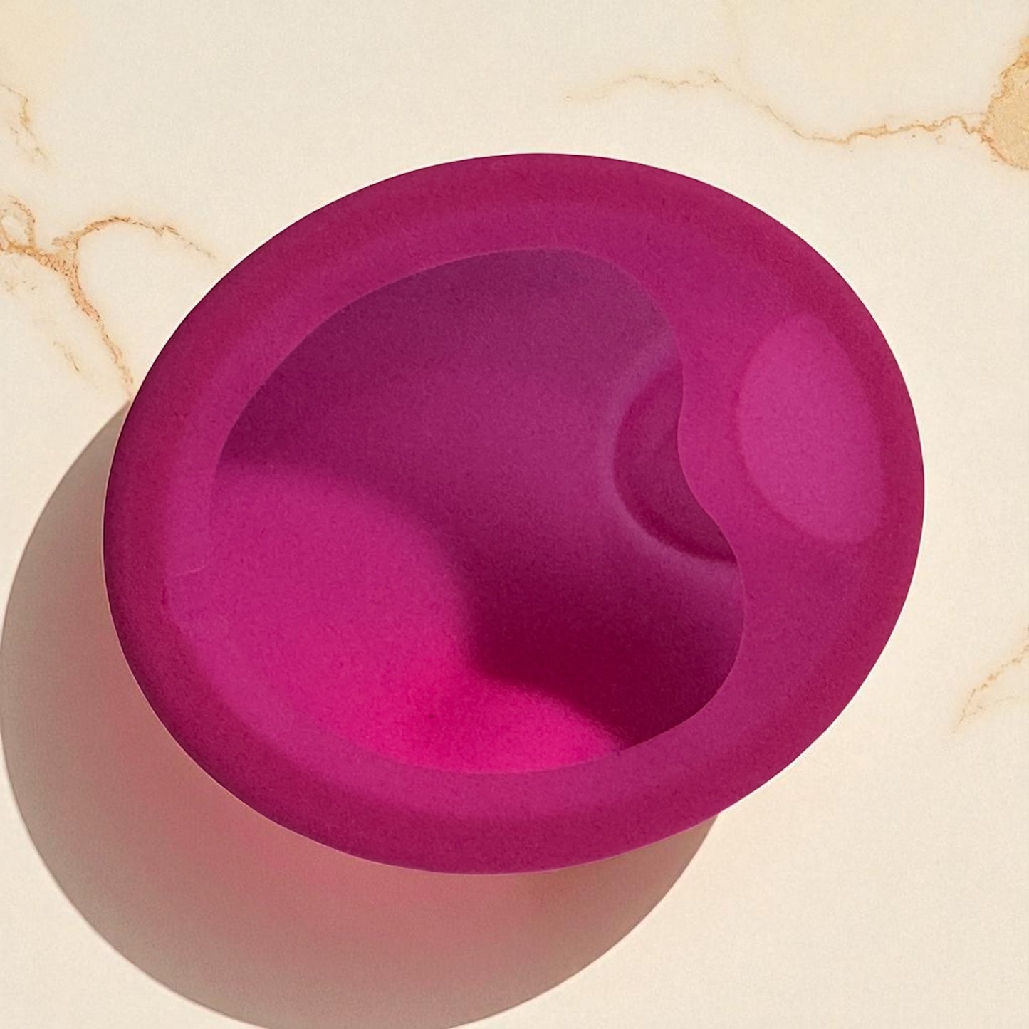 Disco menstrual corazón