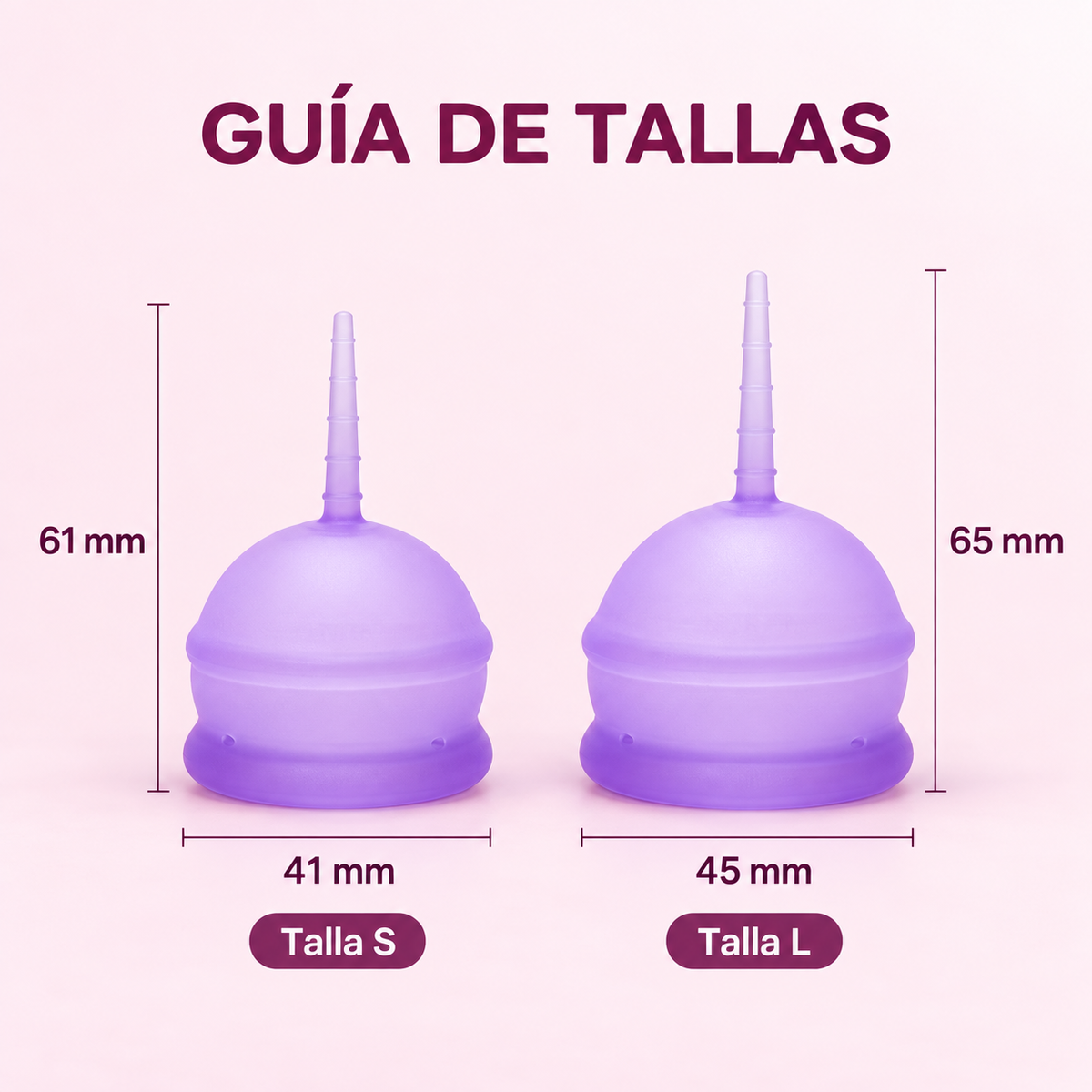 Copa menstrual cervix bajo
