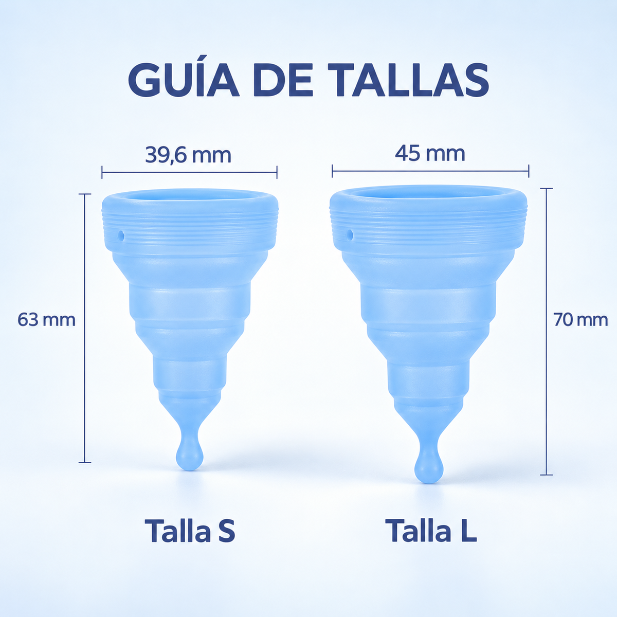 Copa viajera (colapsable)