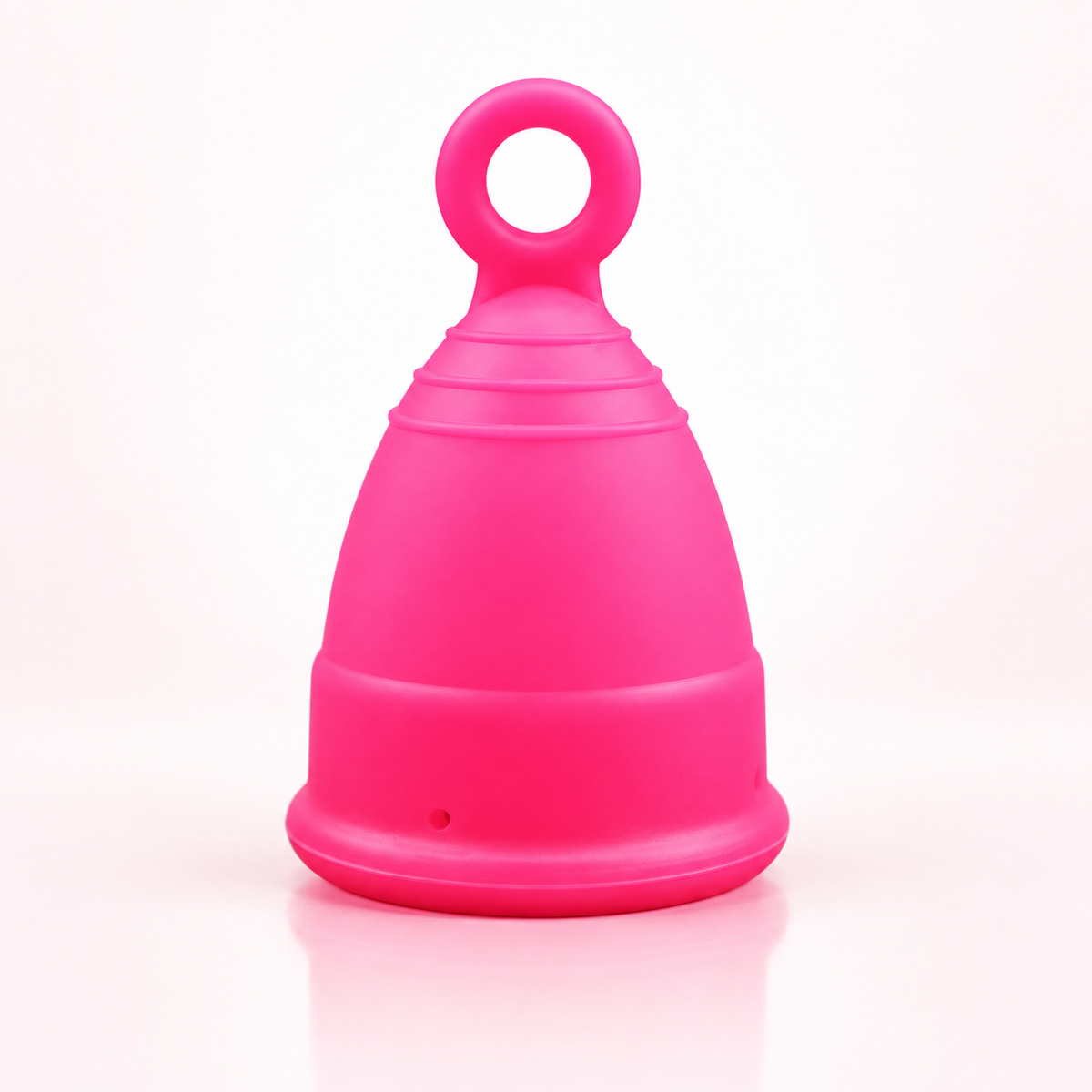 Copa menstrual con anillo