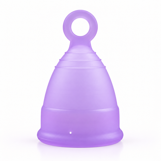 Copa menstrual con anillo