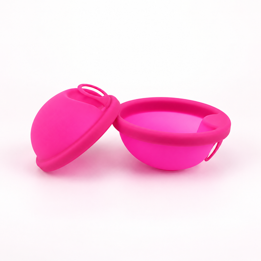 Disco menstrual con anillo