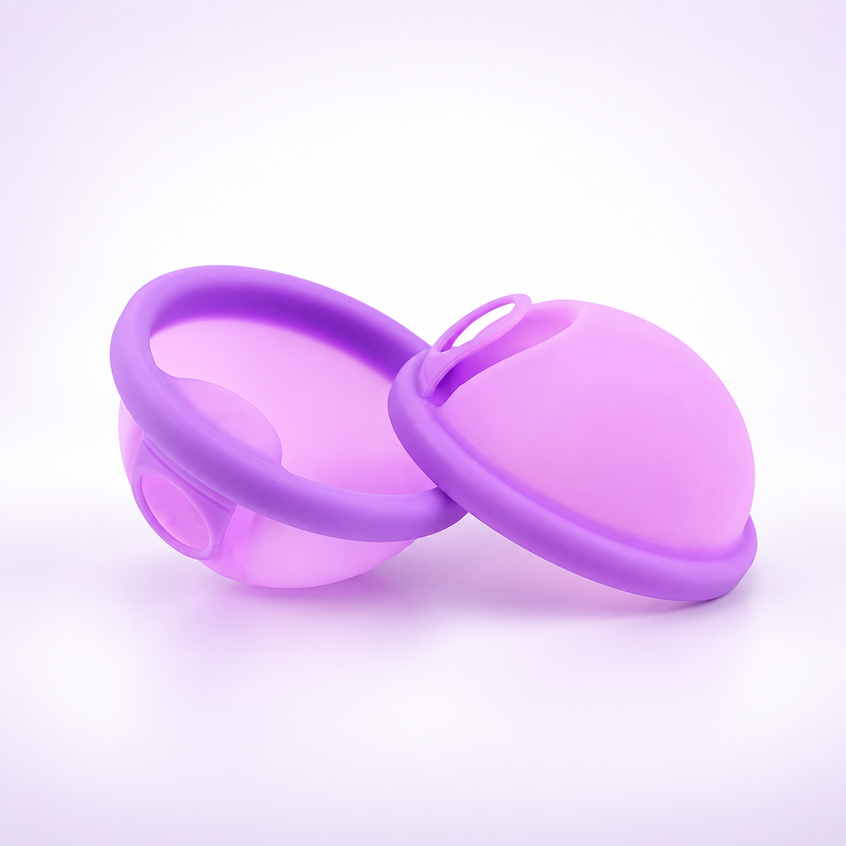 Disco menstrual con anillo